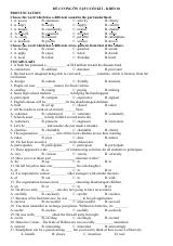 Đề cương ôn tập Học kì 1 Tiếng Anh 10 năm 2023–2024 trường THPT Bùi Thị Xuân (Đà Lạt)